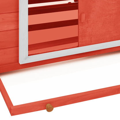 Hühnerstall 150X96X110 Cm Massivholz Tanne
