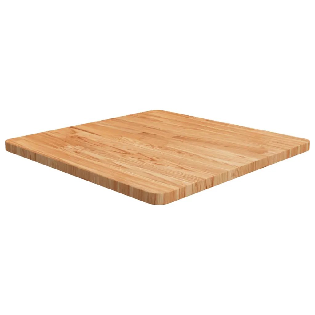 Tischplatte quadratisch aus behandelter Eiche, vidaXL, hellbraun, 60x60x2,5 cm