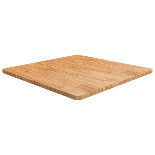 Tischplatte quadratisch 80x80 cm, 2,5 cm stark, behandeltes Eichenholz, vidaXL