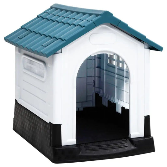 Hundehütte blau Polypropylen, 57x68x66 cm für Hunde
