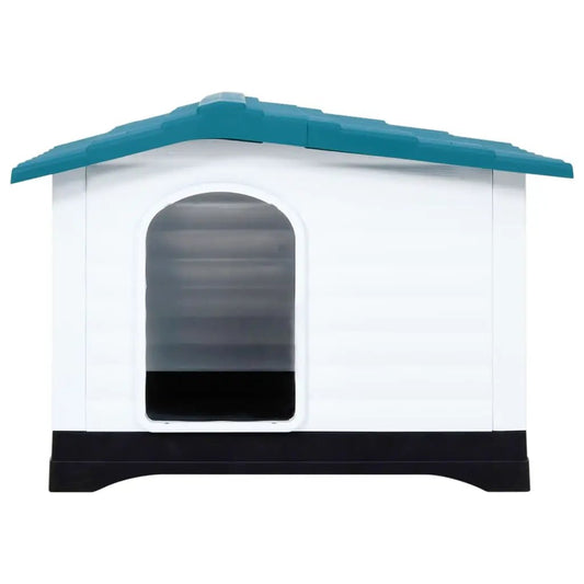 Hundehütte vidaXL Blau aus Polypropylen, 90,5x68x66 cm