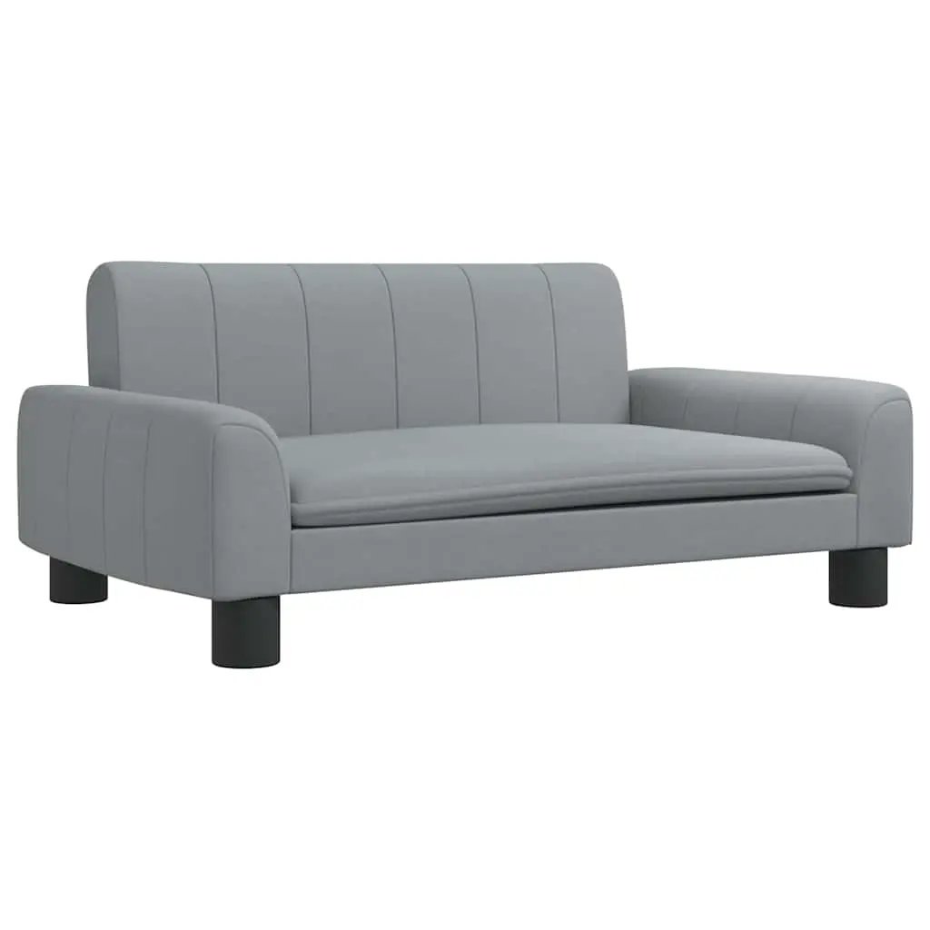 Hundebett VidaXL Hellgrau 70x45x30 cm Stoff