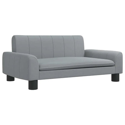 Hundebett VidaXL Hellgrau 70x45x30 cm Stoff