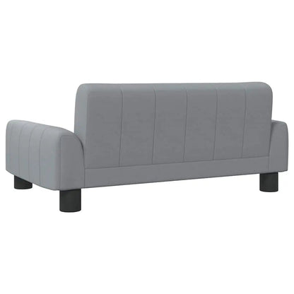 Hundebett Hellgrau 70x45x30 cm Stoff von vidaXL, gepolstert
