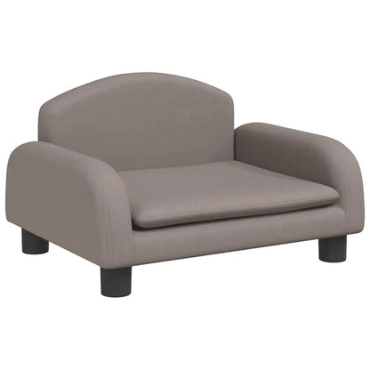 Hundebett Taupe aus Stoff, 50x40x30 cm, vidaXL