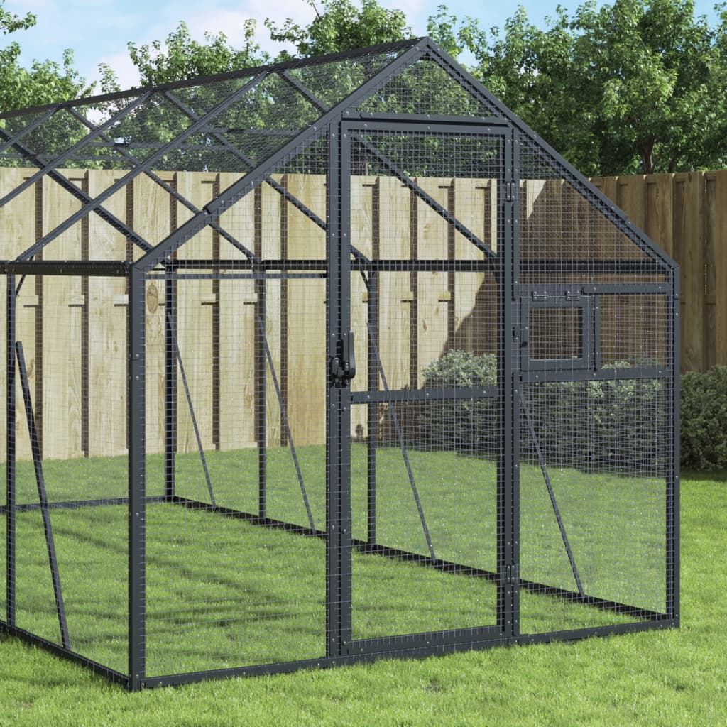 Voliere N 1,79X2X1,85 M Aluminium