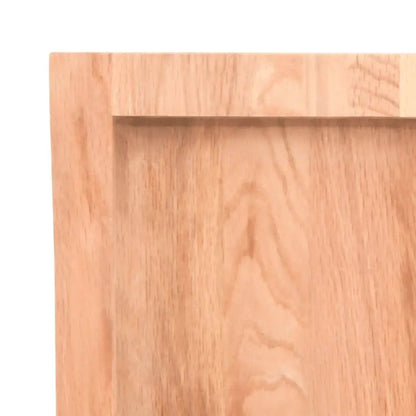 Tischplatte Hellbraun aus Massivholz Eiche, 140x60 cm, 2-4 cm Dicke, vidaXL