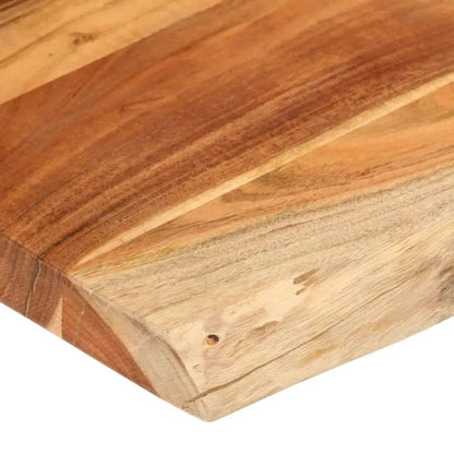 Tischplatte Akazie 160x40x3,8 cm, rechteckig, Baumkante vidaXL