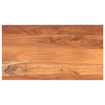 Tischplatte vidaXL aus Akazie, 100x50x2,5 cm, rechteckig, Massivholz