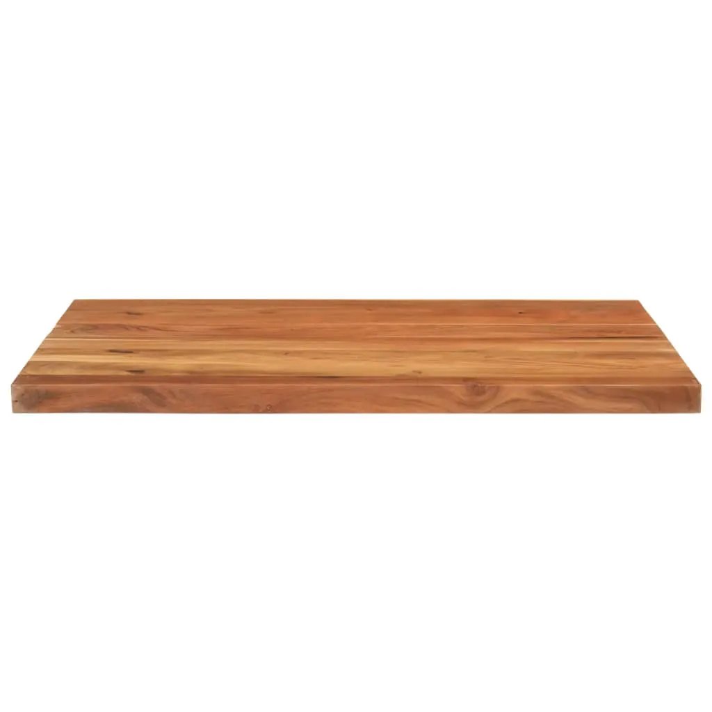 Tischplatte aus Akazie Massivholz, rechteckig, 90x80 cm, 2,5 cm Dicke, mit sichtbarer Maserung, vidaXL
