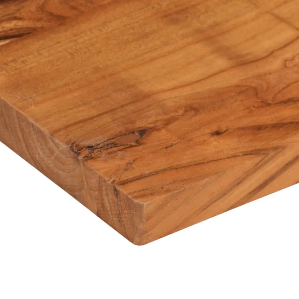 Tischplatte 100x70 cm, 3,8 cm dick, Massivholz Akazie, rechteckig – vidaXL