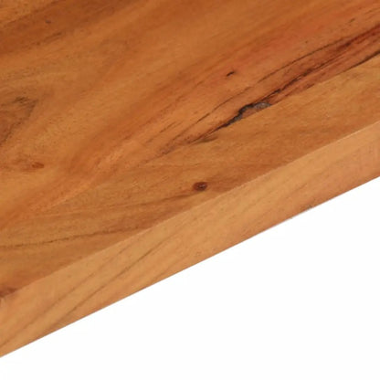 Tischplatte aus Massivholz Akazie, rechteckig, 100x70 cm, 3,8 cm Stärke