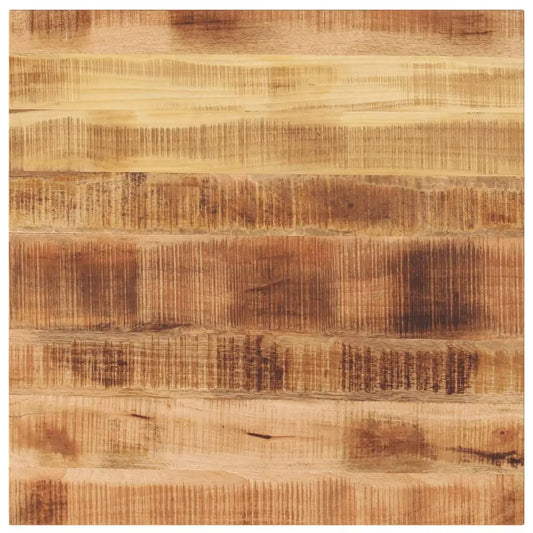 Tischplatte aus rauem Mango-Massivholz, quadratisch 80x80 cm, 3,8 cm dick, vidaXL