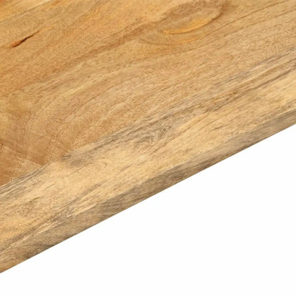 Tischplatte aus Mango-Massivholz, rechteckig 90x30x3,8 cm, goldbraun, vidaXL