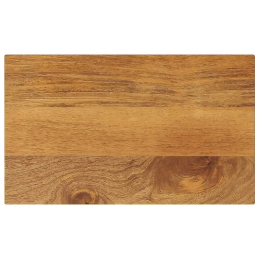 Tischplatte 50x40x2,5 cm, Mango-Massivholz, Naturfarbton, vidaXL