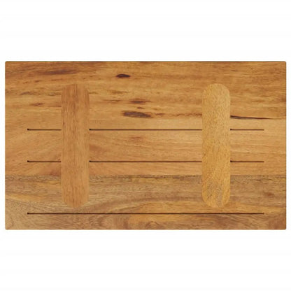Tischplatte 60x30x3,8 cm aus Mango Massivholz, rechteckig – vidaXL