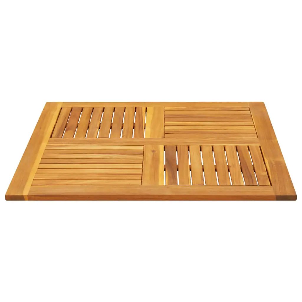 Tischplatte quadratisch aus Massivholz Akazie, 90x90 cm, 2,2 cm stark