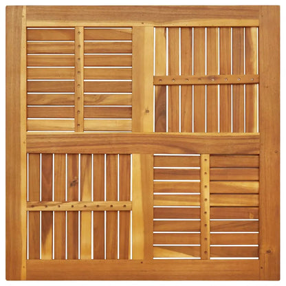 Tischplatte aus Akazien-Massivholz, quadratisch, 90x90 cm, 2,2 cm Dicke – vidaXL