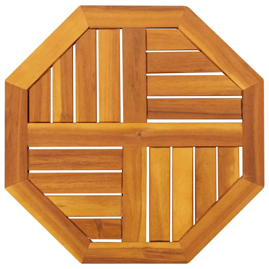 Tischplatte vidaXL aus Akazie Massivholz, 50x50x2 cm, achteckig