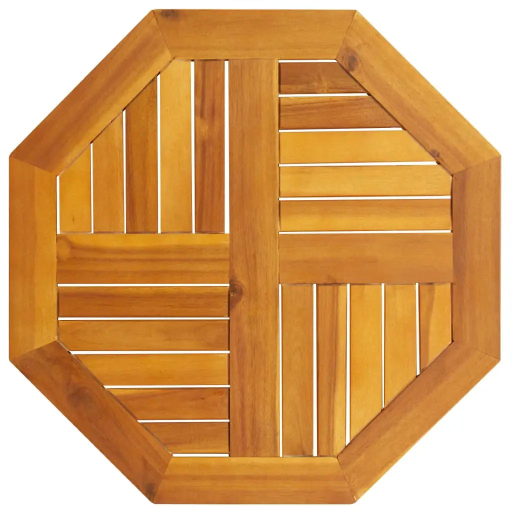 Tischplatte Achteckig aus Akazie Massivholz, 60x60x2 cm, vidaXL