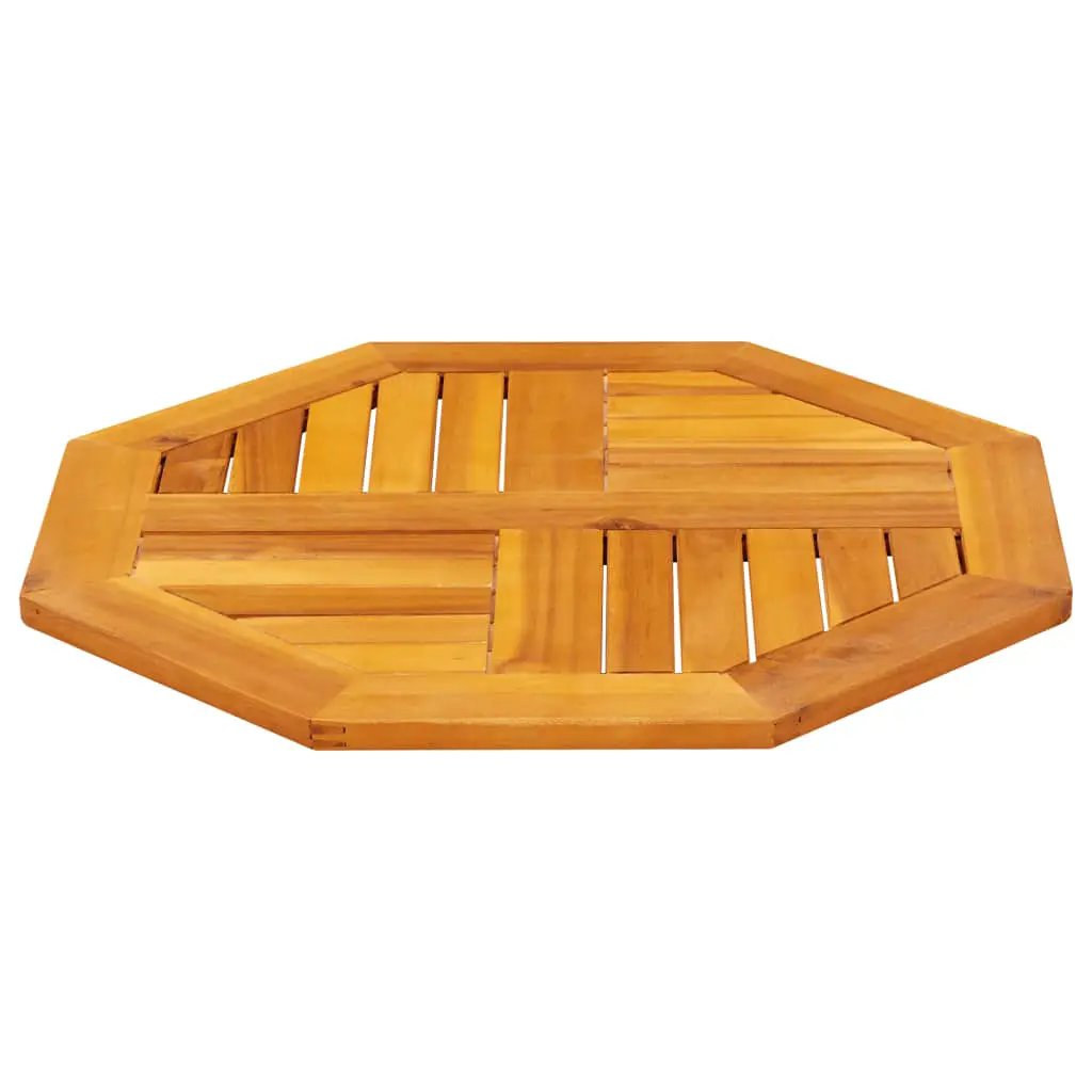 Tischplatte aus Akazie, 60×60 cm, achteckig, Massivholz, vidaXL