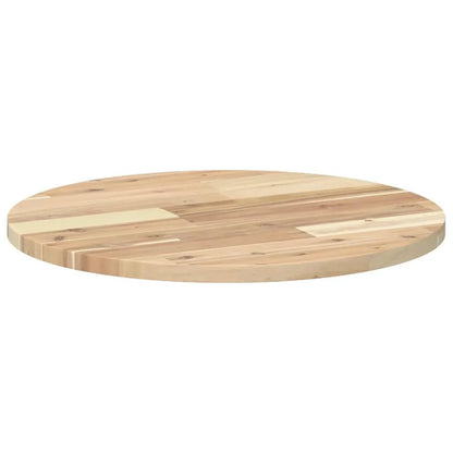 Tischplatte Rund Ø50x2 cm Massivholz Akazie, vidaXL