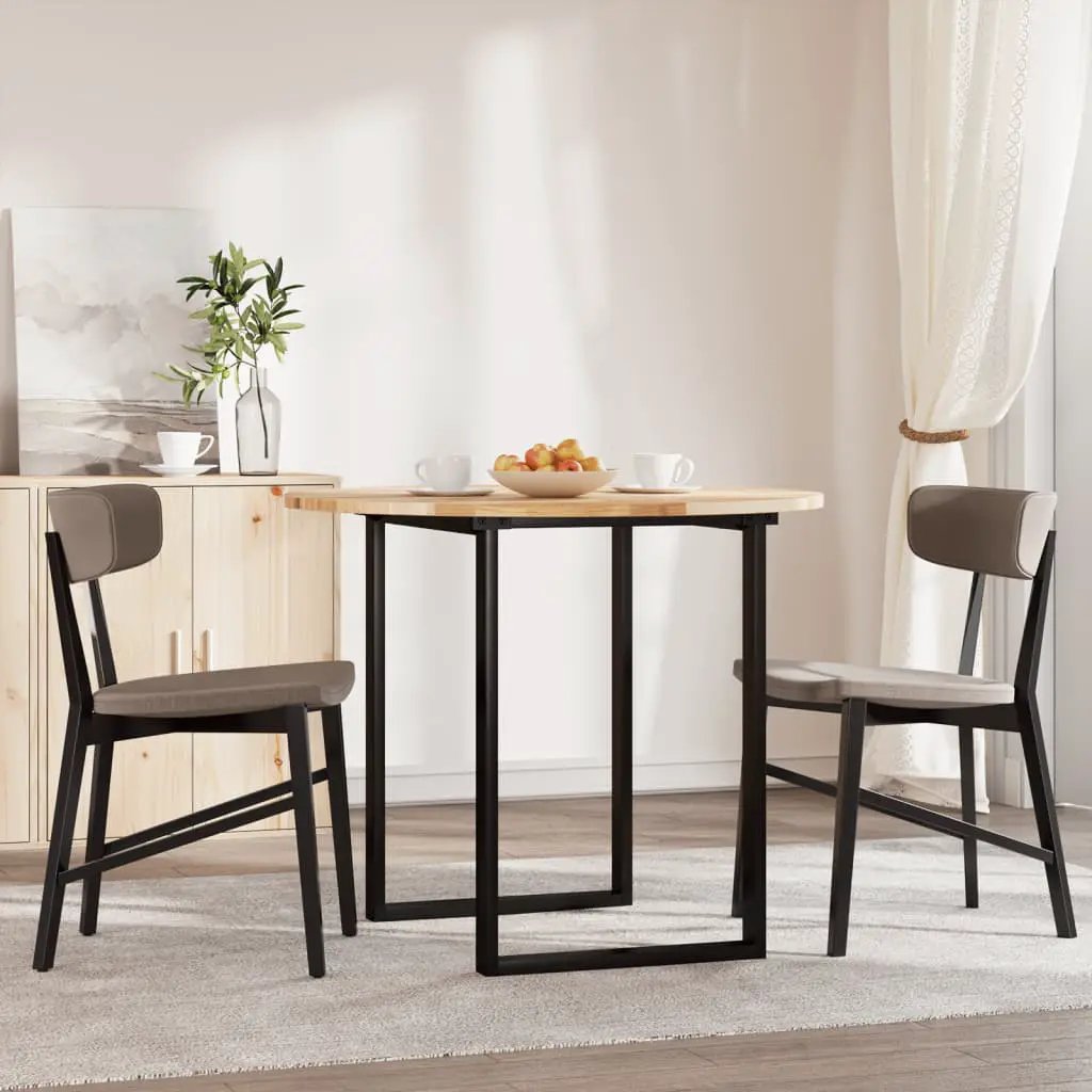 Runde Tischplatte Ø90x2 cm aus Massivholz Akazie von vidaXL