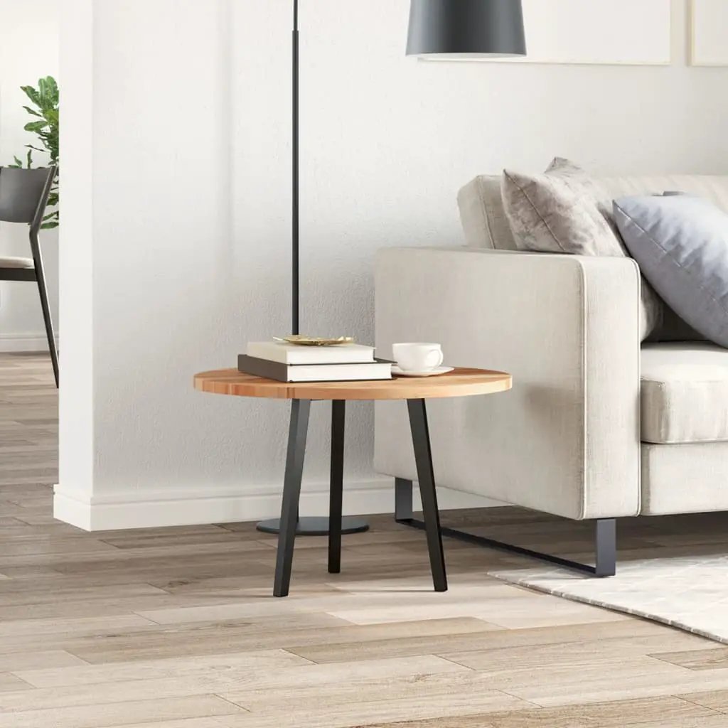 Tischplatte Rund Ø60x2 cm Massivholz Akazie – vidaXL