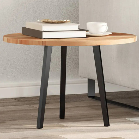 Tischplatte Rund Ø60x2 cm aus Massivholz Akazie, runde Akazienplatte