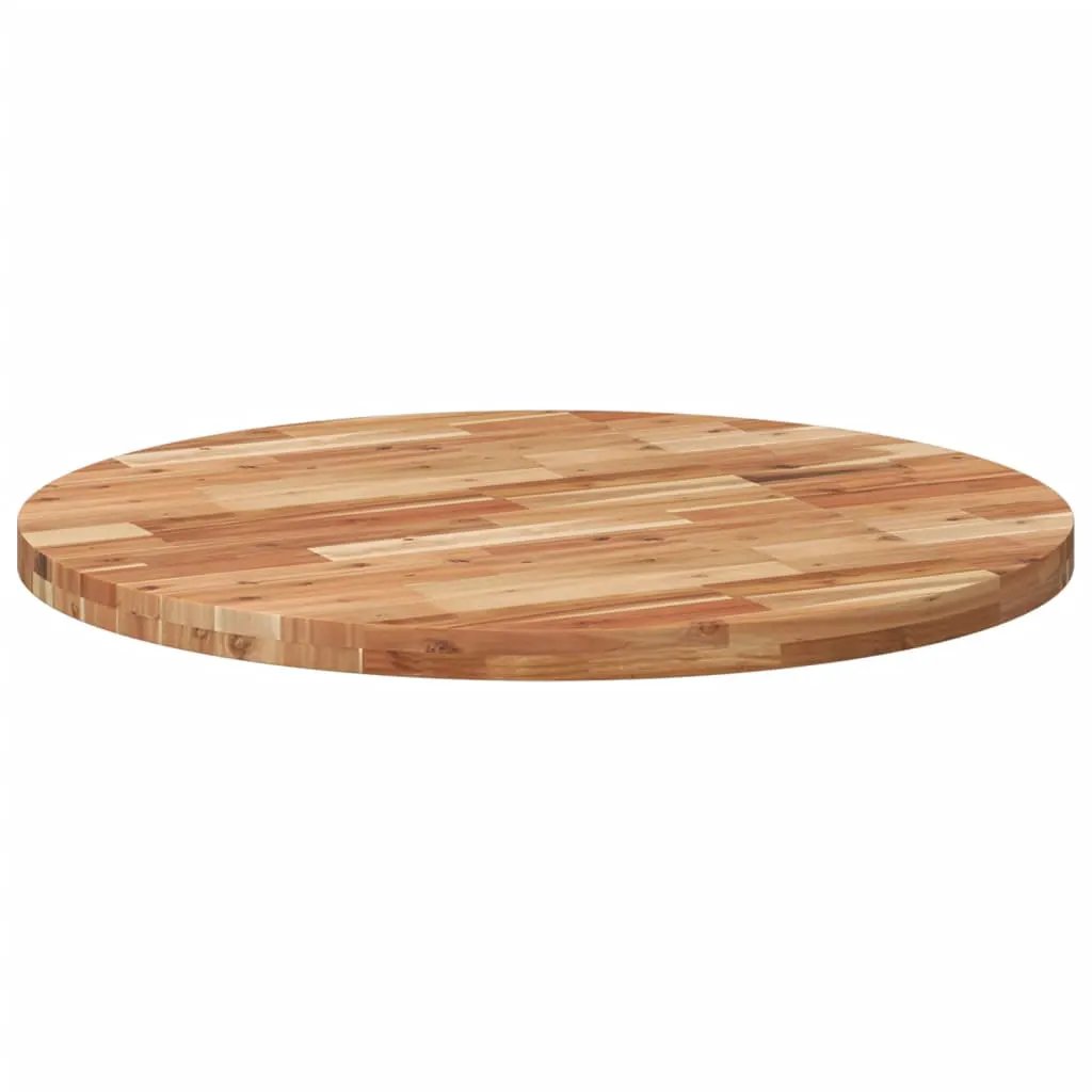 Tischplatte Rund Ø90x4 cm Massivholz Akazie von vidaXL
