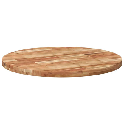 Tischplatte rund Ø90 cm, 4 cm Dicke, Massivholz Akazie, vidaXL