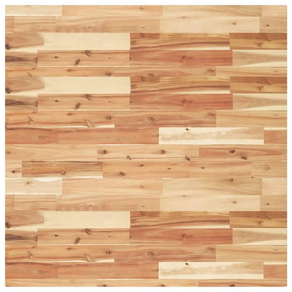 Tischplatte Quadratisch aus Massivholz Akazie 90x90 cm, 4 cm Dicke, naturfarbige Holzmaserung – vidaXL