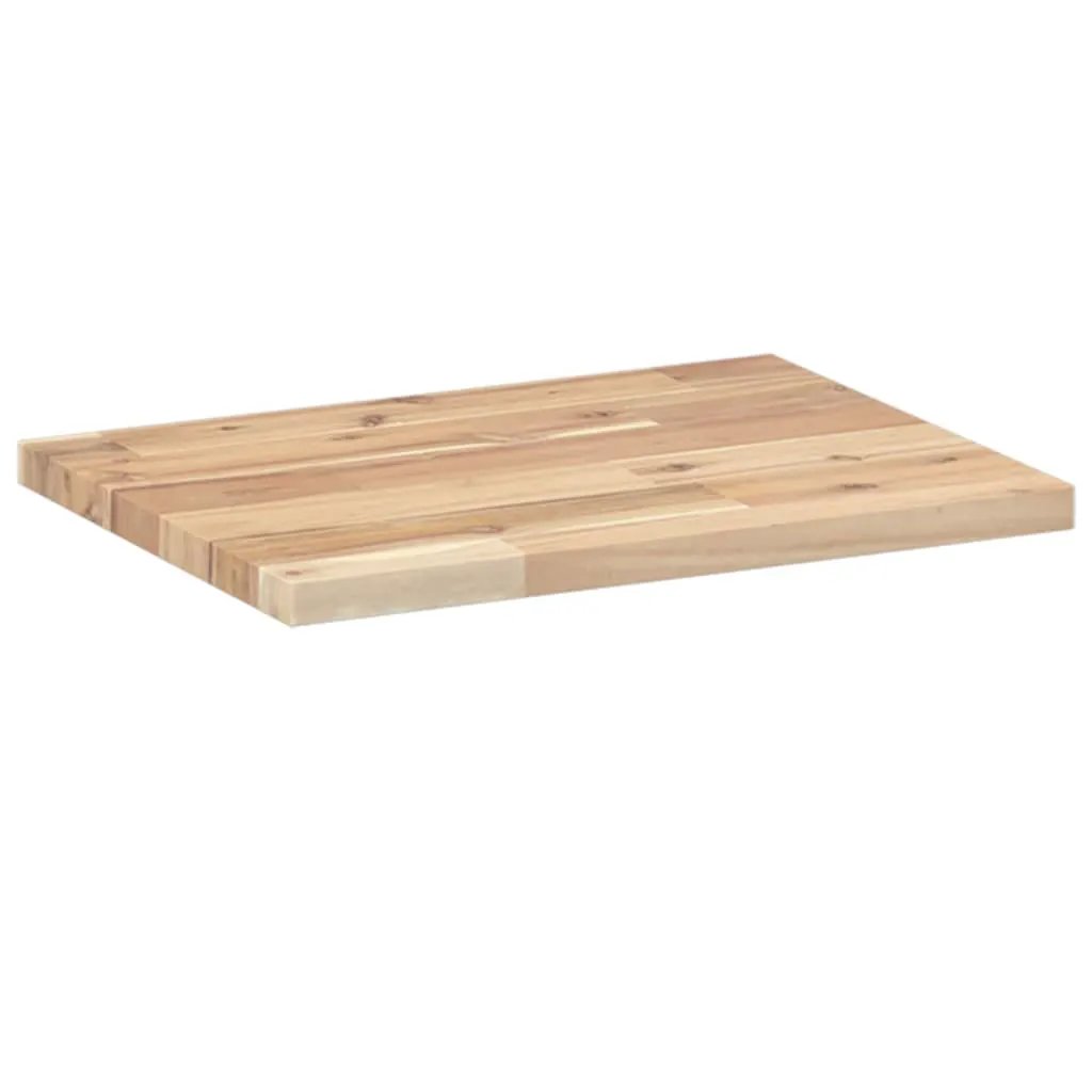 Tischplatte 60x30x2 cm rechteckig aus Massivholz Akazie, vidaXL