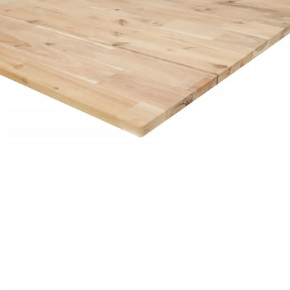 Tischplatte Akazie aus Massivholz, rechteckig 60x30x2 cm
