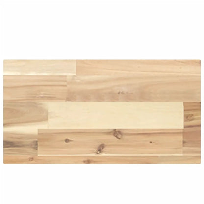 Tischplatte aus Massivholz Akazie, rechteckig 40x20x4 cm, Paneeloptik