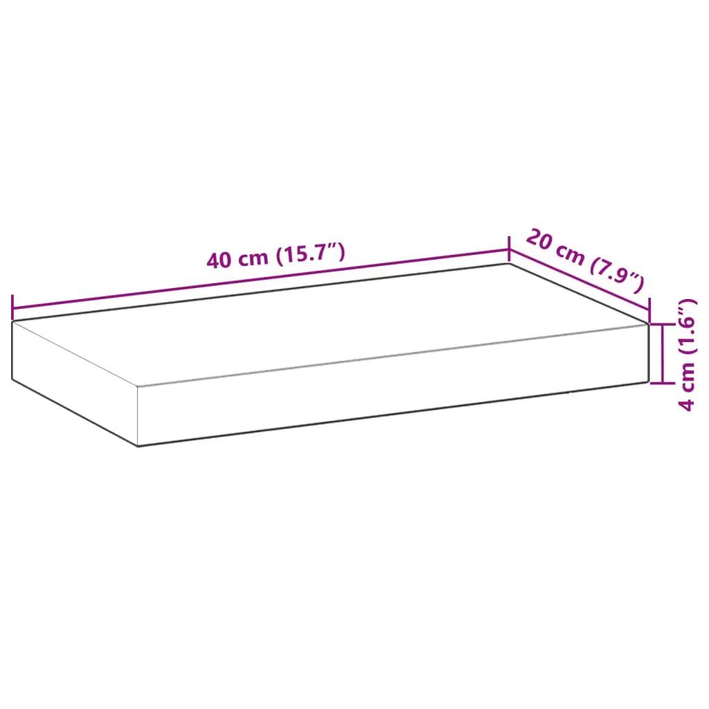 Tischplatte Akazie Massivholz 40×20×4 cm, rechteckig – vidaXL