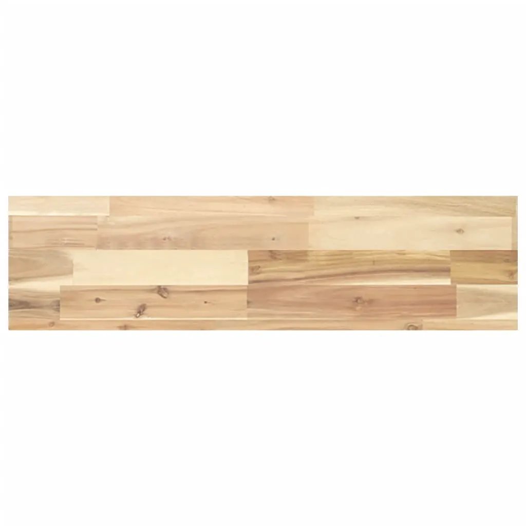Tischplatte Massivholz Akazie rechteckig 100x20x4 cm vidaXL