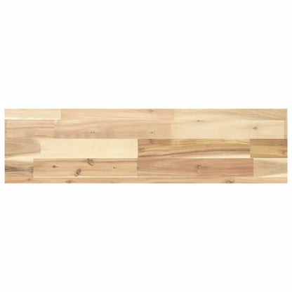 Tischplatte Massivholz Akazie rechteckig 100x20x4 cm vidaXL