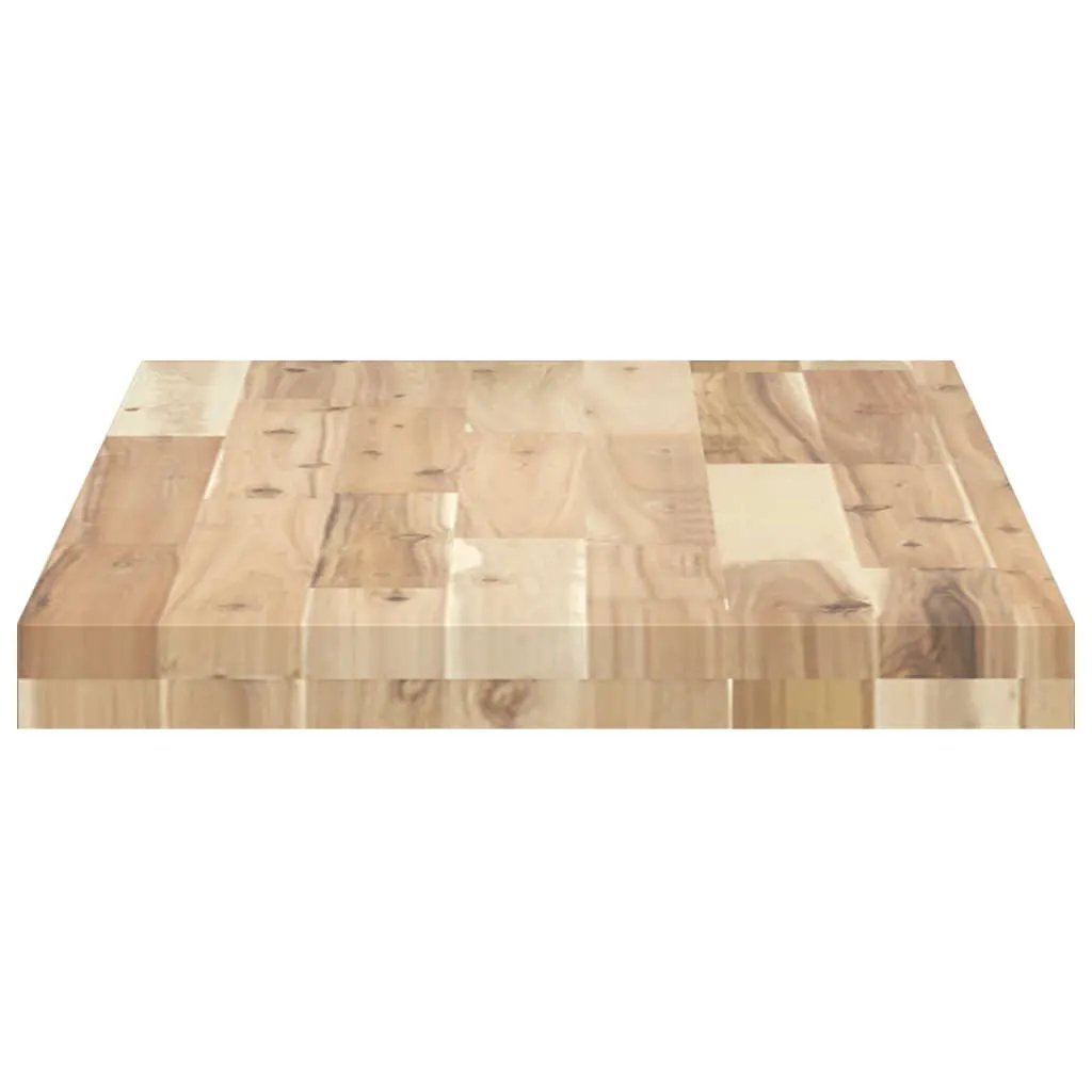 Tischplatte aus Massivholz Akazie, rechteckig 80x40x4 cm, Patchwork-Design, vidaXL