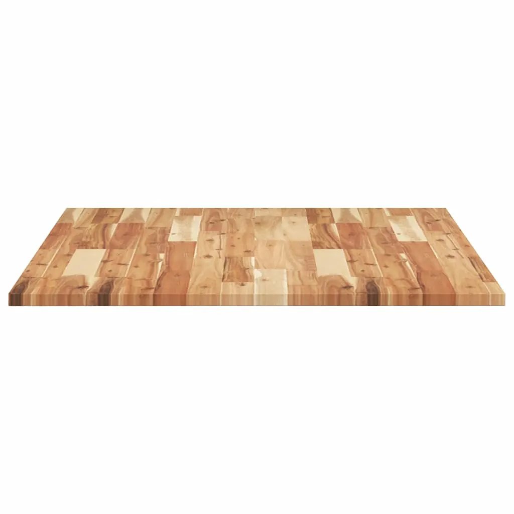 Tischplatte Rechteckig 100x80x2 cm aus Massivholz Akazie vidaXL
