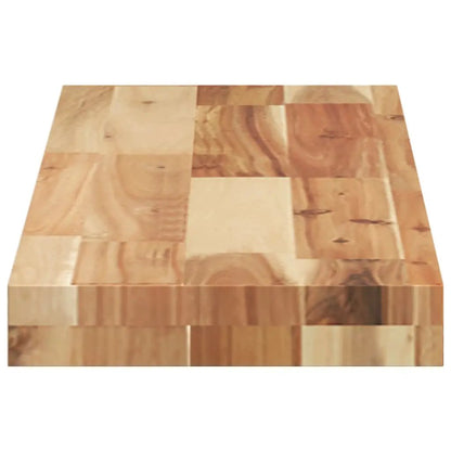 Tischplatte aus Akazie massiv, rechteckig, 100x20x4 cm vidaXL