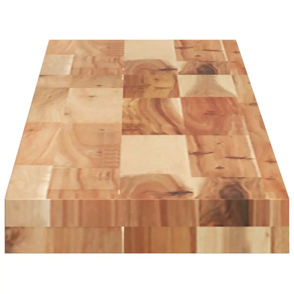 Tischplatte aus Akazie Massivholz, rechteckig, 120x20x4 cm, vidaXL