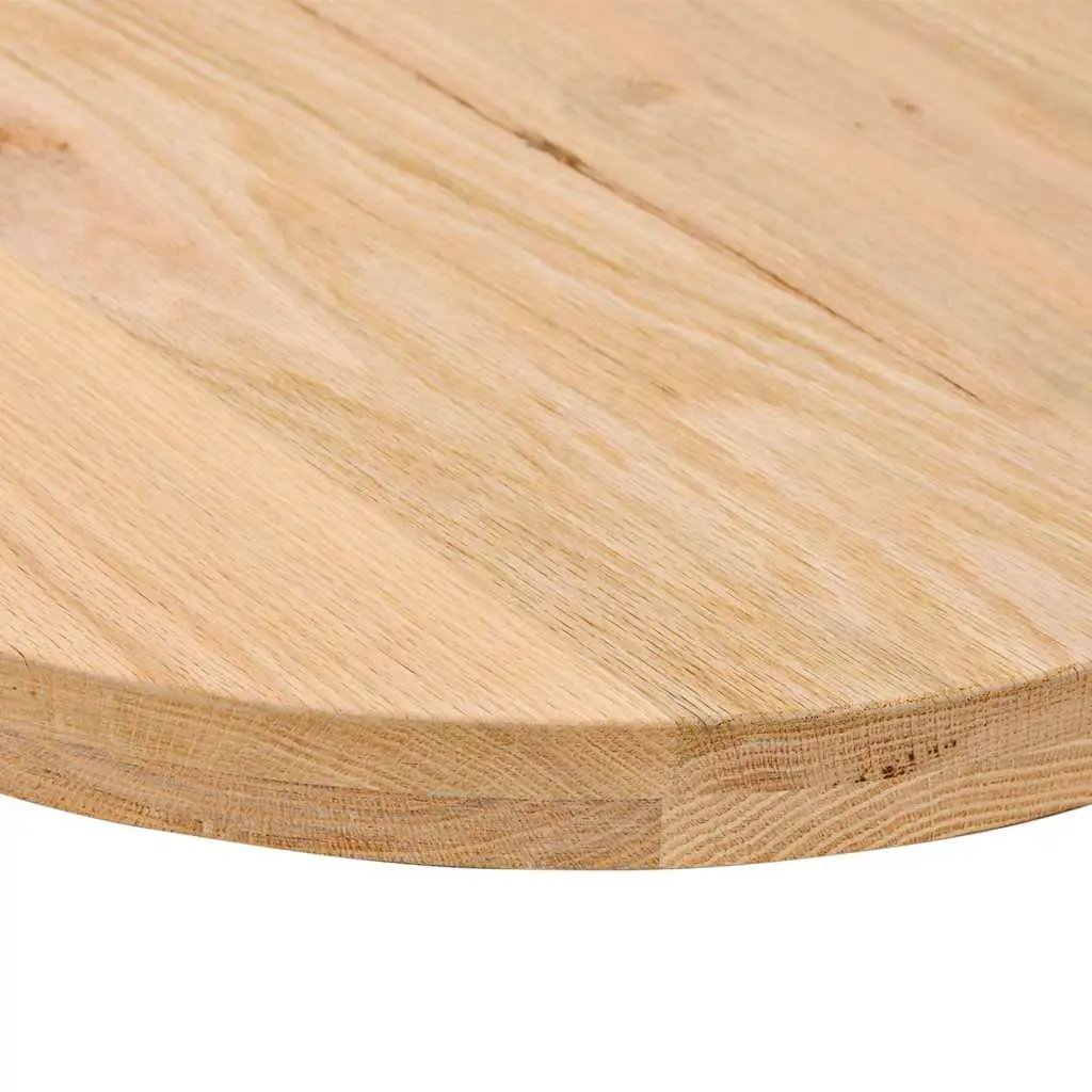 Tischplatte aus Massivholz Eiche, oval, 140x60x4 cm, vidaXL