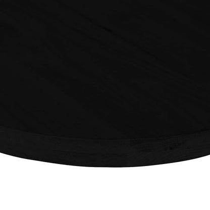 Tischplatte Dunkelbraun 80x40x4 cm aus Massivholz Eiche, oval vidaXL