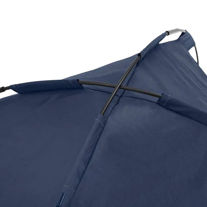 Hundebett Marineblau aus Stahlrahmen, vidaXL 92 x 77 x 82,5 cm