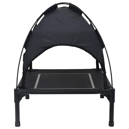 Hundebett vidaXL, 63 x 49,5 x 60 cm, Stahl Schwarz