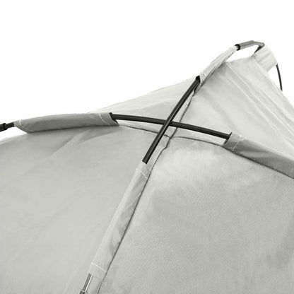 Hundebett vidaXL, Stahl-Silber Grau, 63 × 49,5 × 60 cm