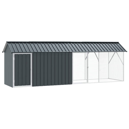 Vogelkäfig Anthrazit 860 X 310 X 247 Cm Verzinkter Stahl