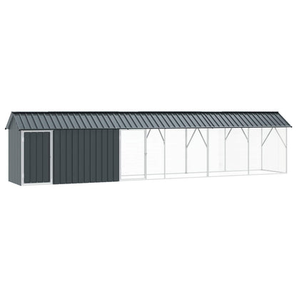 Vogelkäfig Anthrazit 860 X 310 X 247 Cm Verzinkter Stahl