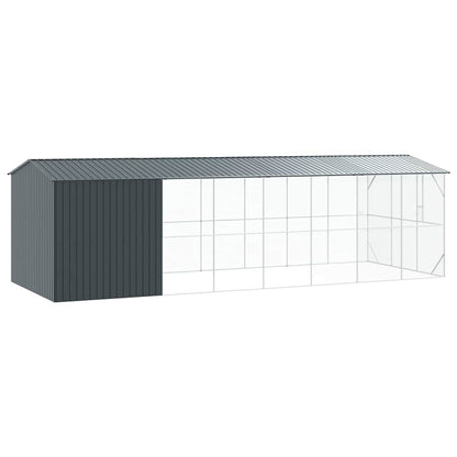 Vogelkäfig Anthrazit 860 X 310 X 247 Cm Verzinkter Stahl